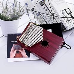 WYKDL Kalimba 17 Touches avec Instruction d’étude et de Tune Marteau Pouce Portable Piano Mbira Sanza Acacia Bois Corps… - Les Beatles, Paul McCartney, John Lennon, RIngo Starr, George Harrison WYKDL Kalimba 17 Touches avec Instruction d'étude et de Tune Marteau Pouce Portable Piano Mbira Sanza Acacia Bois Corps… – Image 2