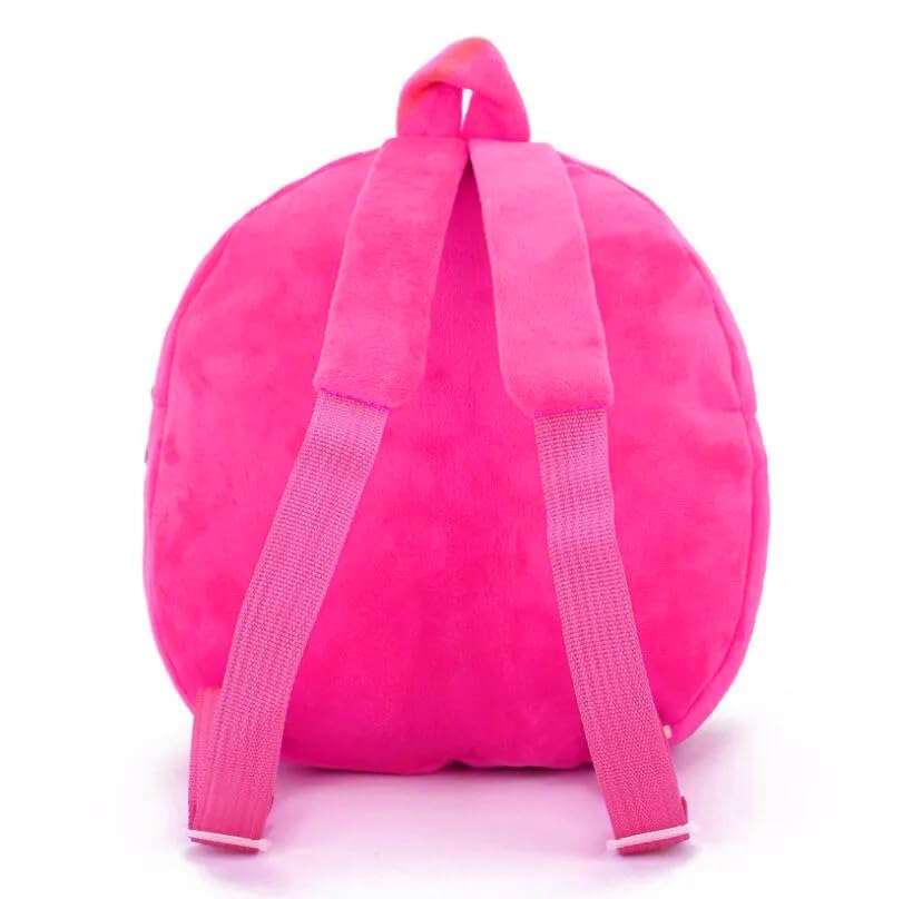 Image of Frantic Soft Cartoon Design Animal Velvet Plush School Backpack Bag For 2 To 5 Years Boys Girls Nursery Preschool Picnic Carry Travelling Bags (2-5 Years)