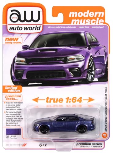 Auto World 64452 Modern Muscle 1:64 2023 Dodge Charger