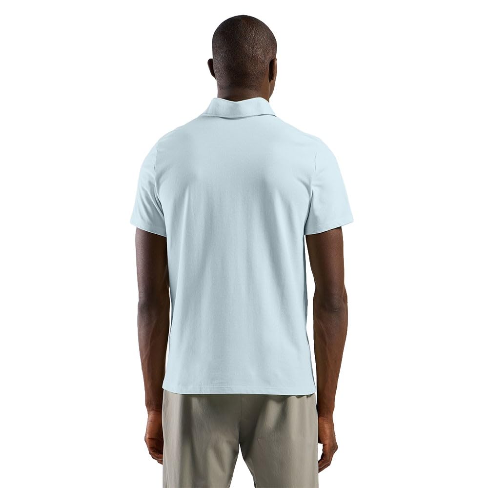 Odlo Herren Essential Solid Polo T-Shirt, Baby Blue, L