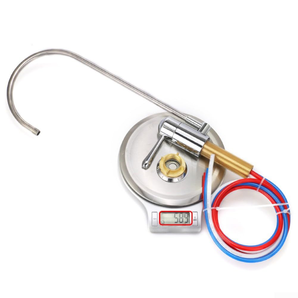 Grifo giratorio de latón de 360 grados para filtro de agua eSpring, repuesto de grifo de filtro de cocina de acero inoxidable con boquilla fría