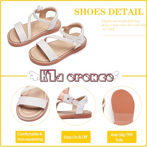Image of Kiderence Toddler Girls Sandals Little Girls Kids Summer Shoes Toddler Sandals