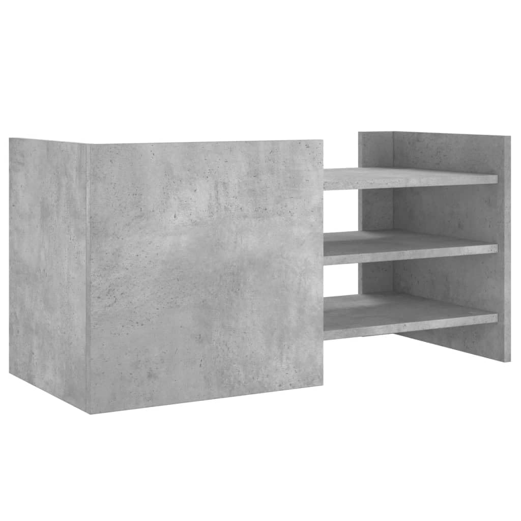 vidaXL Mobile per TV Grigio Cemento 80x35x40 cm Legno Multistrato, supporto TV, credenza TV, mobile HiFi, mobile porta TV, porta TV