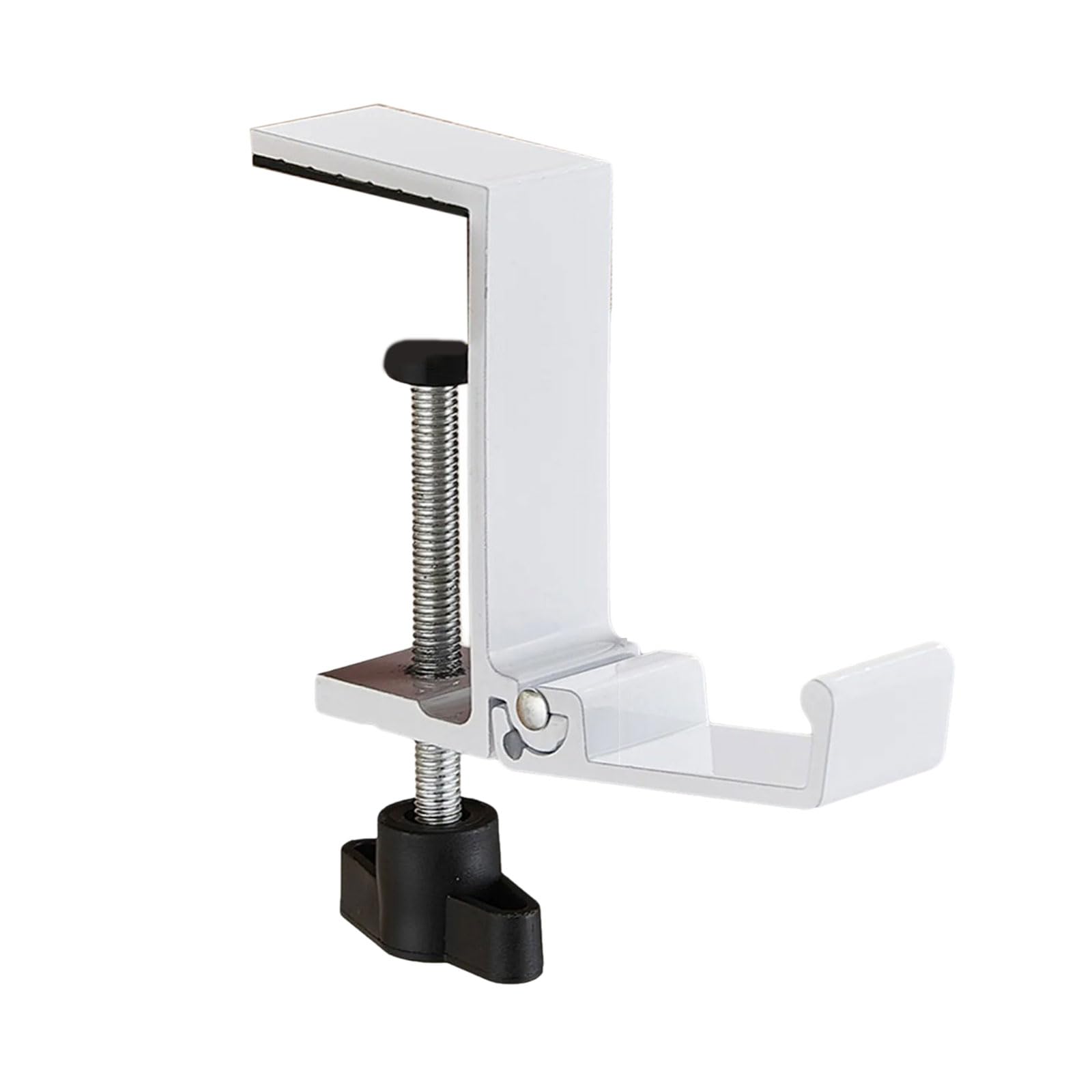 Bottone Multifunctional Foldable Headphone Hook Stand Builts with Metal Materials for Workspaces Cable Management Aluminum Alloy Headphone Holder