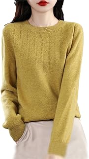 Suéter De Punto con Cuello Redondo para Mujer, Color Sólido, Ajustado, Versátil, Térmico Y Superior