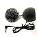 DOITOOL 2Pcs Furry Windscreen for Lavalier Microphones Windproof Cover to Minimize Noise for Recording Compatible with All Lavalier Mics for Interviews Vlogs