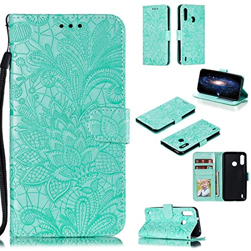 Protection Motorola P40 Power verte étui clapet pour voyages et bureau