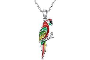 Captivating Animal Motif Necklace: A Thoughtful Parrot Gift