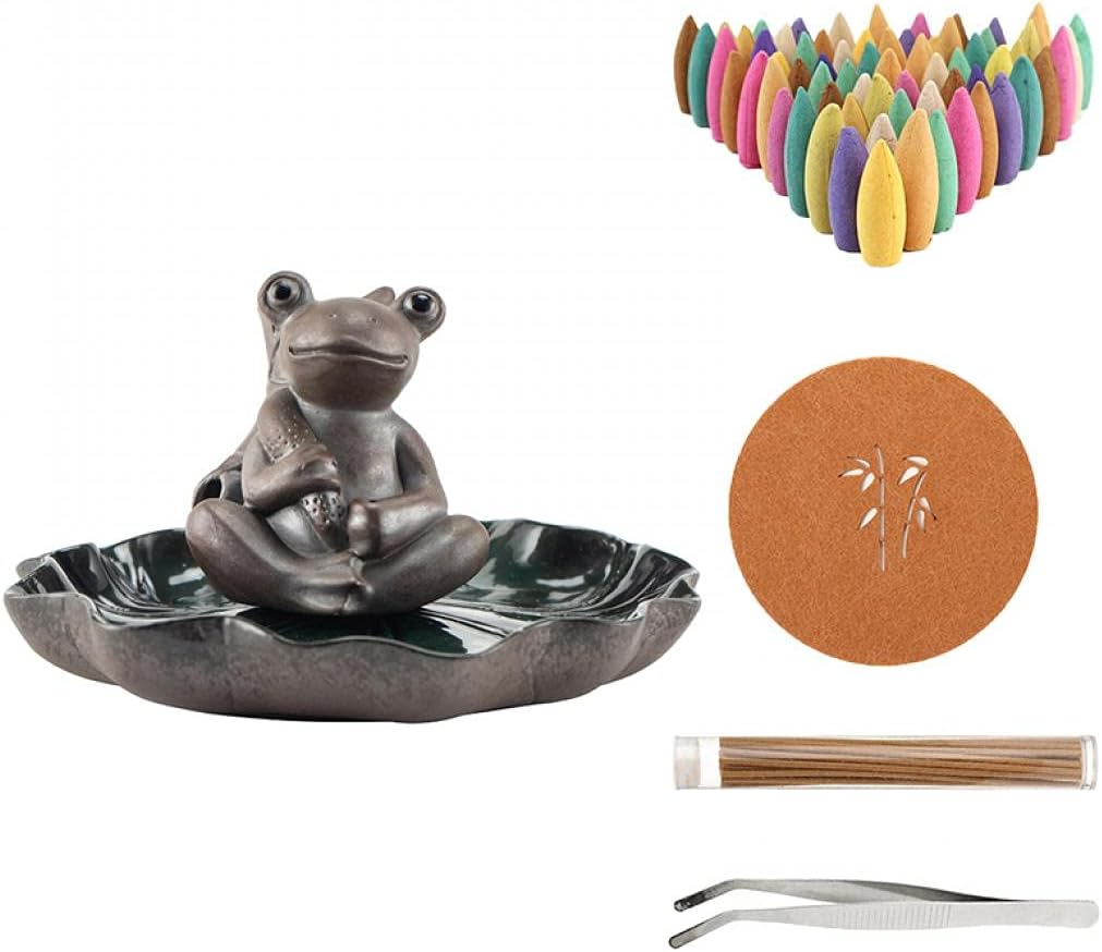 Backflow Incense Burner Holder Ceramic Animal Incense Stick