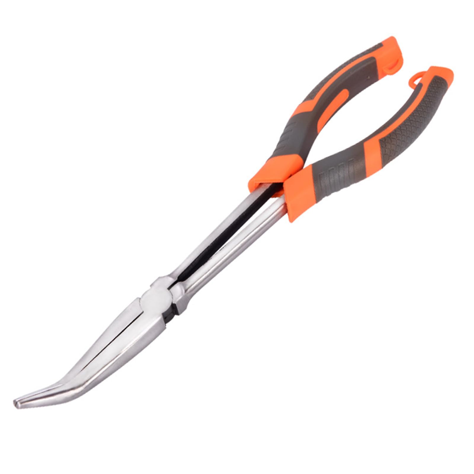Automotive Set with Long Nose Needle Nose and Round Pliers Long Locking Plier Ergonomic Clamping Pliers for Tubing