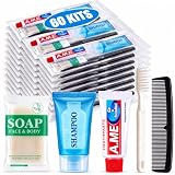Ziliny 60 Kits Homeless Hygiene Kits Bulk, Homeless Care Package Supplies