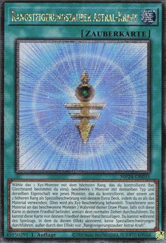 Rangsteigerungszauber Astral-Kraft MP24-DE035 Quarter Century Secret Rare Deutsch Near Mint 1. Auflage - 25th Anniversary Tin: Dueling Mirrors - mit ReCollectibles-Versandschutz - für Yu-Gi-Oh!