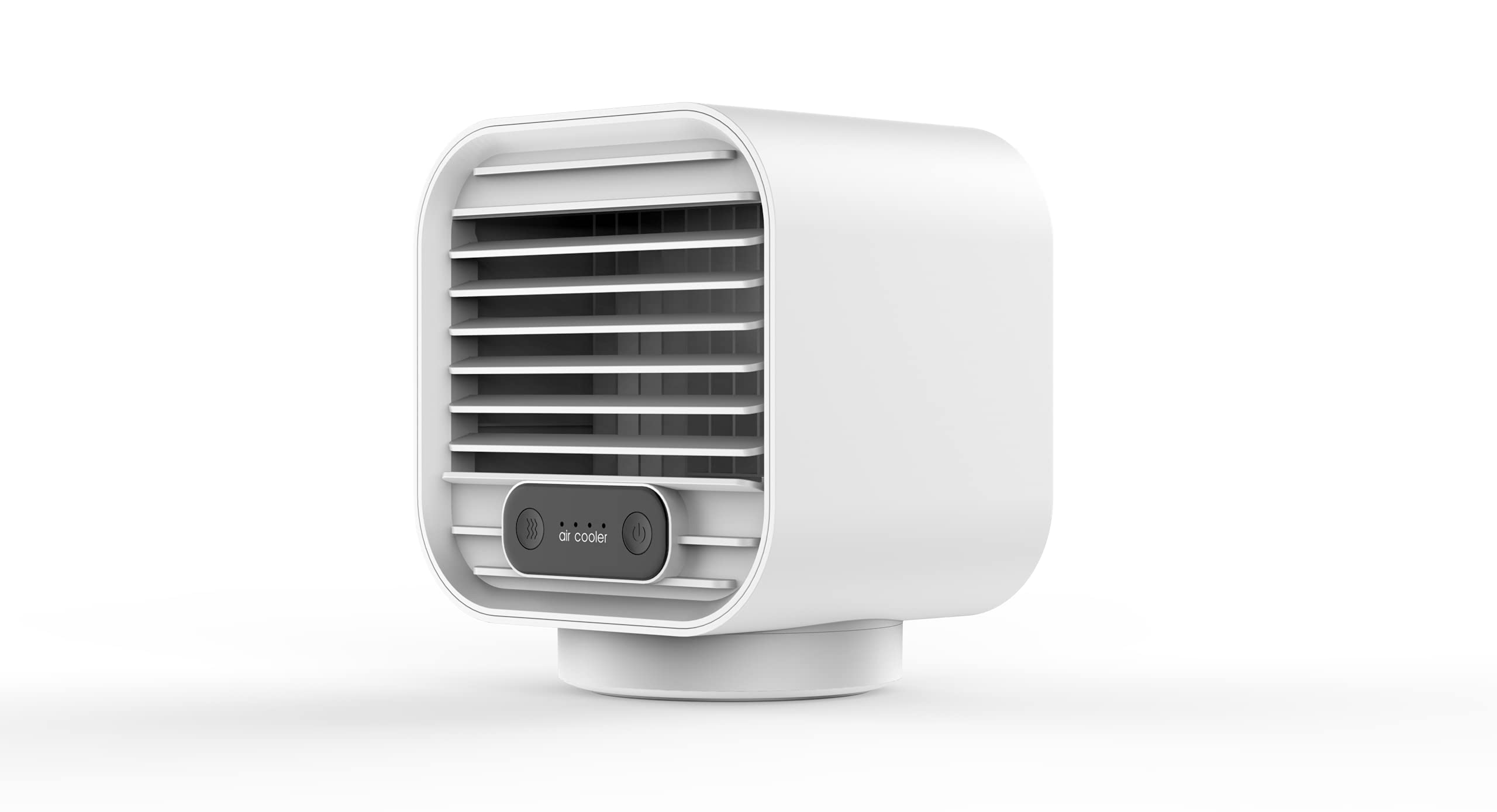 Portable Air Conditioner Personal Evaporative Air Cooler, 3 in 1 USB Air Cooling Fan with Colorful Atmosphere Light, Mini Portable AC Desk Misting Fan for Small Room/Office/Dorm/Bedroom/Camping