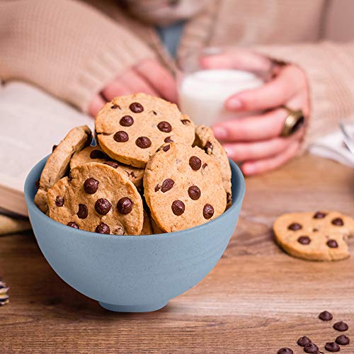 Cereal Bowls Unbreakable, Set of 4 Large Soup Bowls for Adults & Kids Safe for Dishwasher & Microwave, Eco-Friendly Reusable - Image 6