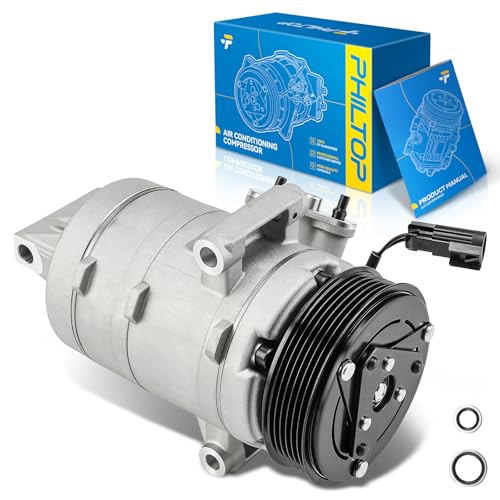 Image of PHILTOP YC2547 Air Conditioner AC Compressor with Clutch for Lincoln MKZ 2007-2010, 2011-2012 3.5L, Ford Fusion 2010-2012 3.5L