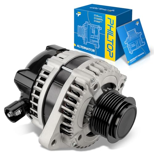 Image of PHILTOP 11672N Alternator 135 Amp Compaitble with Acura,135 Amp Replacement 11672, 31100R8AA01, CSJ89, 31100R8AA01RM, 11158, 2101231, 2100850, AL1316X