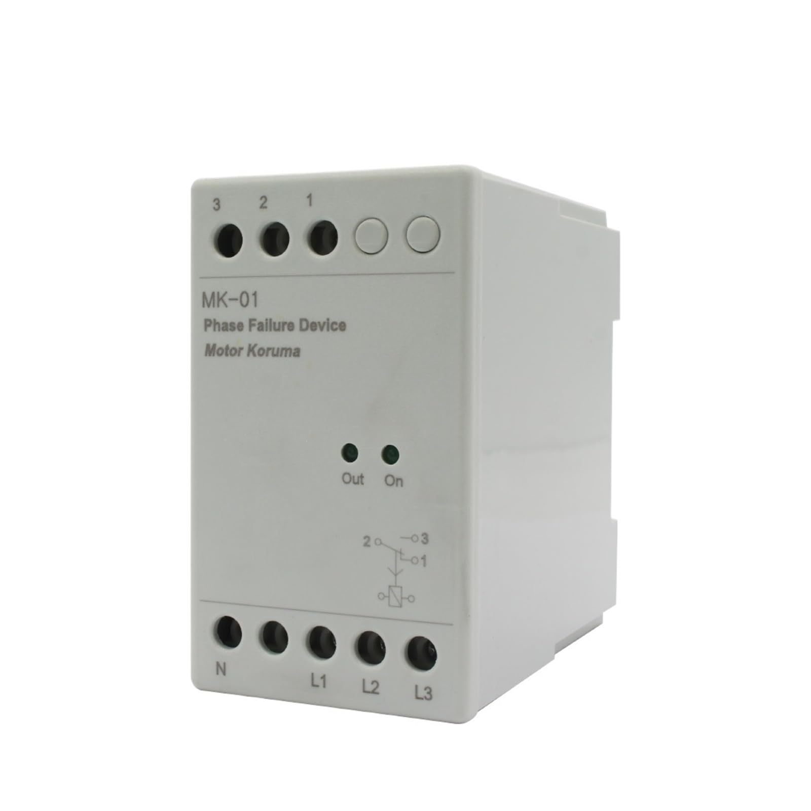 BALYDLUL MK-01 3 Phase And Neutral 230VAC Protect Motor From Phase Failure And Voltage Unbalance Phase Failure Device
