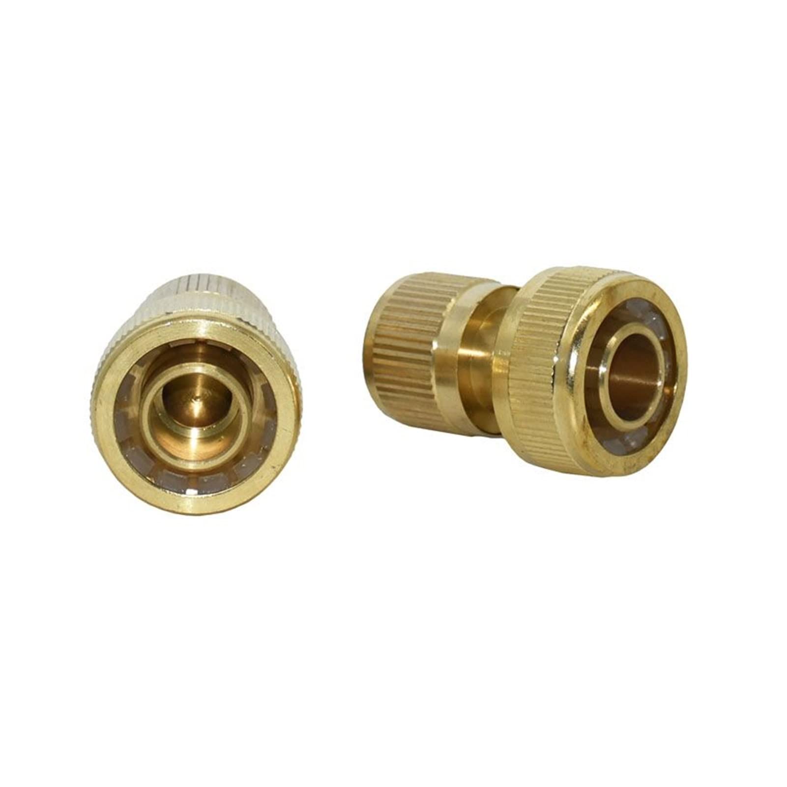 Brass 3/4 Manguera de la manguera Parada de agua con conector 20 mm Conector rápido con conector de cobre de cobre de cobre adaptador de conector rápido 5 piezas