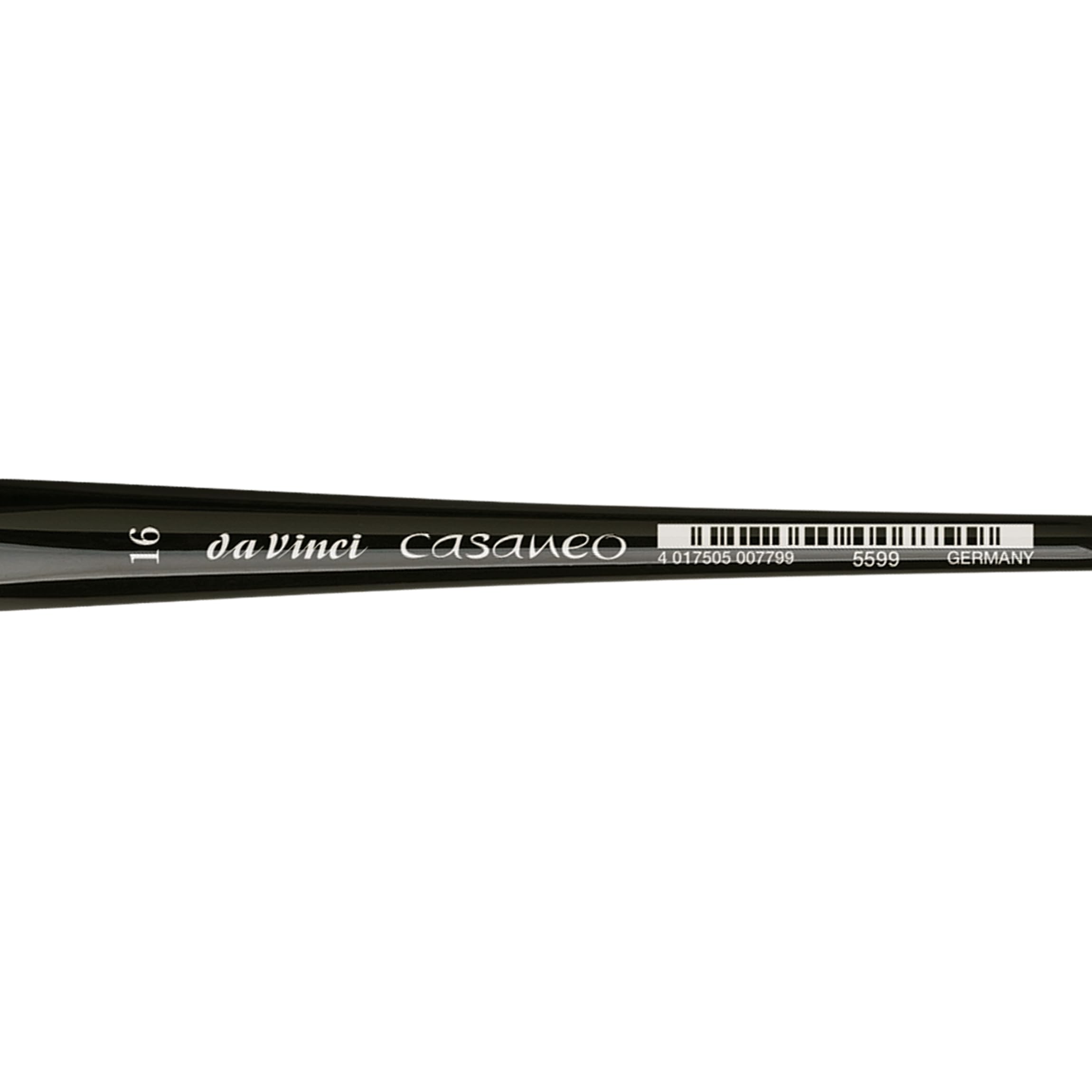 da Vinci Watercolor Casaneo Watercolor Brush, 16, Black, 18 - Image 4