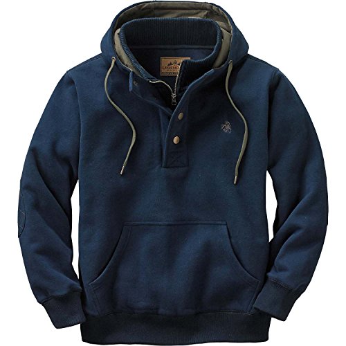 Legendary Whitetails Men's Standard Tough as Buck Action Hoodie, Midnight Navy, Small