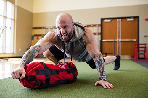 Brute Force Sandbags - Mini Sandbag - Black - Heavy Duty Sandbag Crossfit Workout Equipment Weighted Bags Heavy Sand Bags Military sandbags