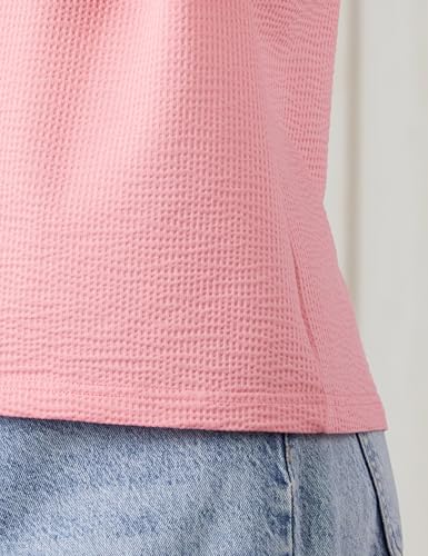 Image of Amazon Brand - Symbol Women's Oversized Textured T-Shirt | Seersucker (Available in Plus Sizes)