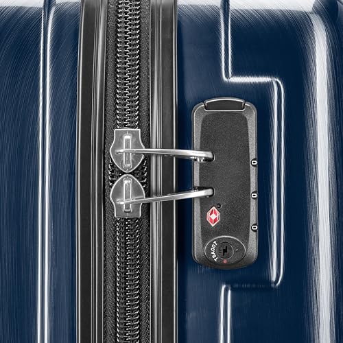 Image of Samsonite Winfield 2 Hardside Luggage with Spinner Wheels, Navy, Carry-On 20-Inch