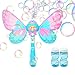 Produktbild Hongfago Bubble Machine Zauberstab Seifenblasenmaschine Spielzeug mit Musik & Licht für Kinder Mädchen, Partys Geburtstag Geschenk