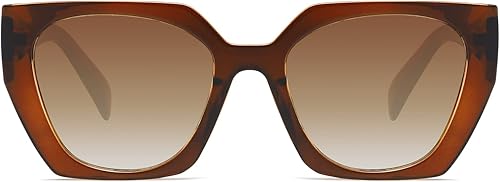 Miniatura 2 de YDAOWKN Gafas de sol retro de gran tamaño para mujer, gafas de sol cuadradas grandes vintage