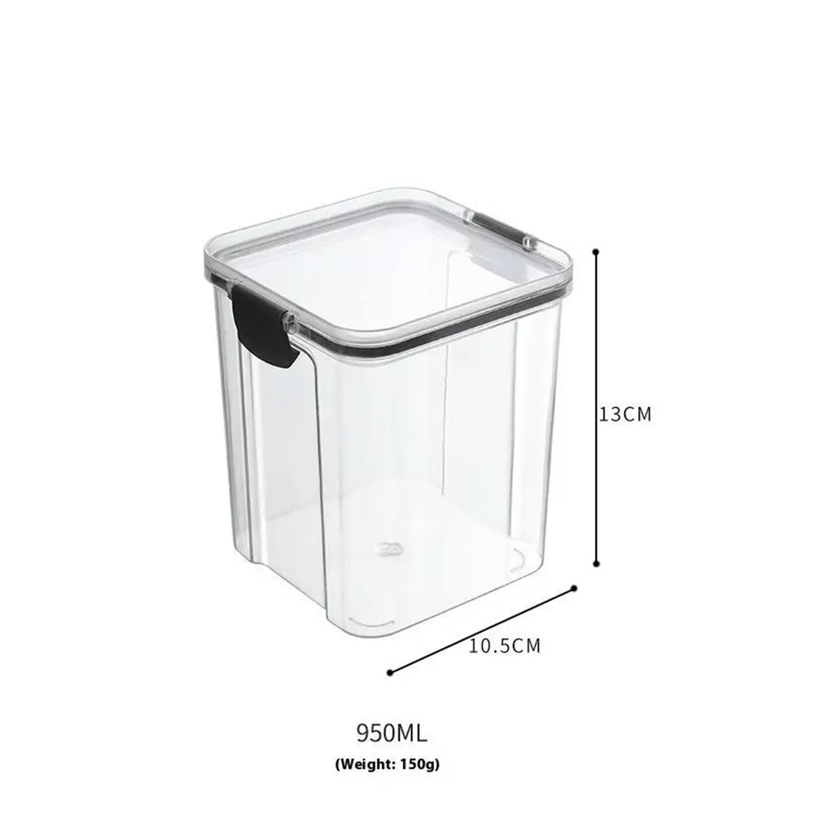 Contenitore ermetico for latte in polvere for conservazione del for in per Cibi, Farina, Cereali