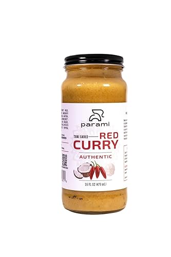 Vista 12 de Parami Salsa a fuego lento de curry de coco orgánico, tarro de 16 onzas, sin gluten, sin lácteos, sin nueces, auténtica base de curry tailandés