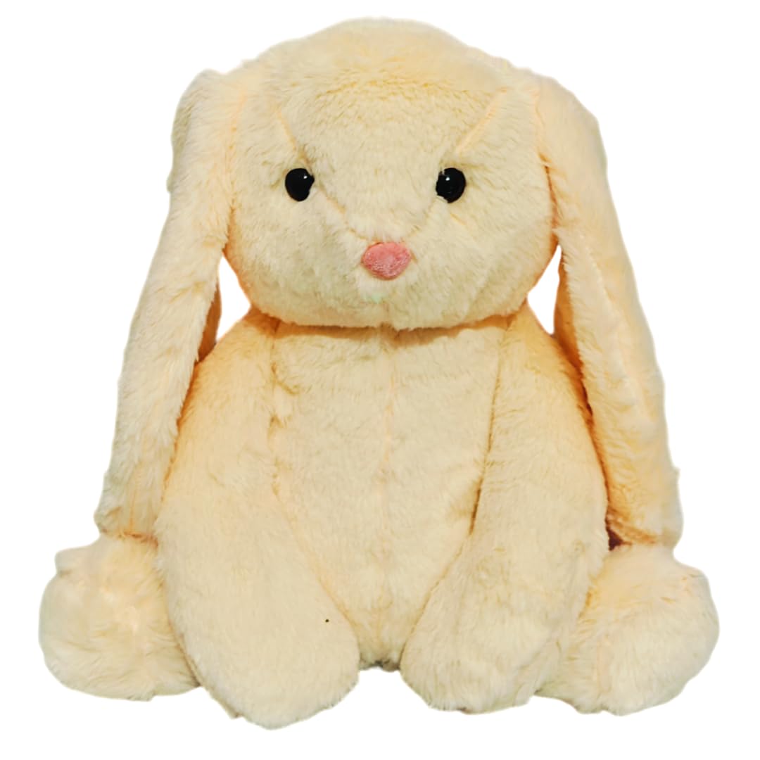 AUDBOT (1.2 Feet Butter Peach Bunny Soft Toy for Girls | Stuffed Toy for Girls, Boys, Baby & Kids | Plushie Soft Toy Bunny for Best Gift for Unisex Adults, Kids & Loved Once | Toys for Kids