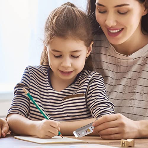 Jikiaci Lindos borradores para niños, Lápiz borrador retráctil y recambios, Bonito caucho para niños, estudiantes, escuela, oficina, papelería, suministros escolares para gatos.