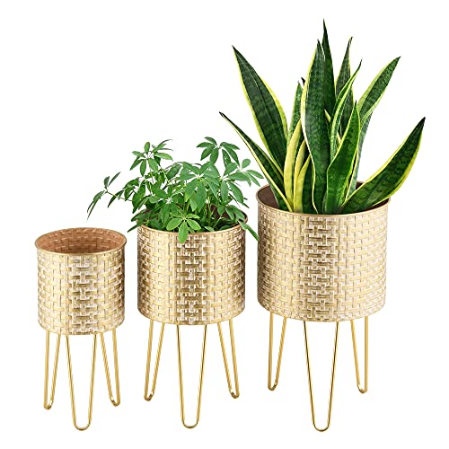 [en.casa] Pflanzständer Kalmthout 3er Set Blumentopfständer...