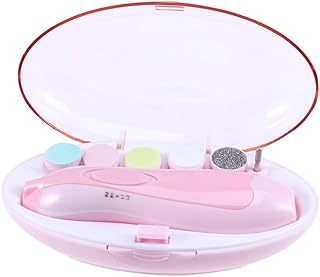 TOYANDONA Lixa De Unhas Para Bebês Lixa De Unhas Elétrica Para Bebês Lixa De Unhas Elétrica Para Bebê Rosa Cortador De Unhas Elétrico Aparador De Unhas Elétrico Polidor De Unhas