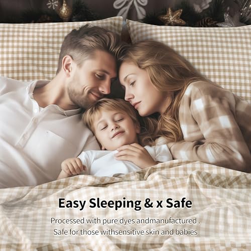 Image of LBRO2M 100% French Pure Linen Sheet Set 4Pcs, 16 inch Deep Pocket Cal King