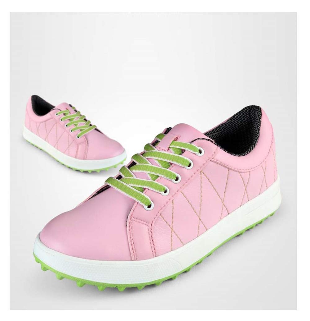 HYJMJJ Golf Shoes Women Outdoor Waterproof Breathable Anti-Skid Golf Shoes Running Shoes Sneakers for Women's
