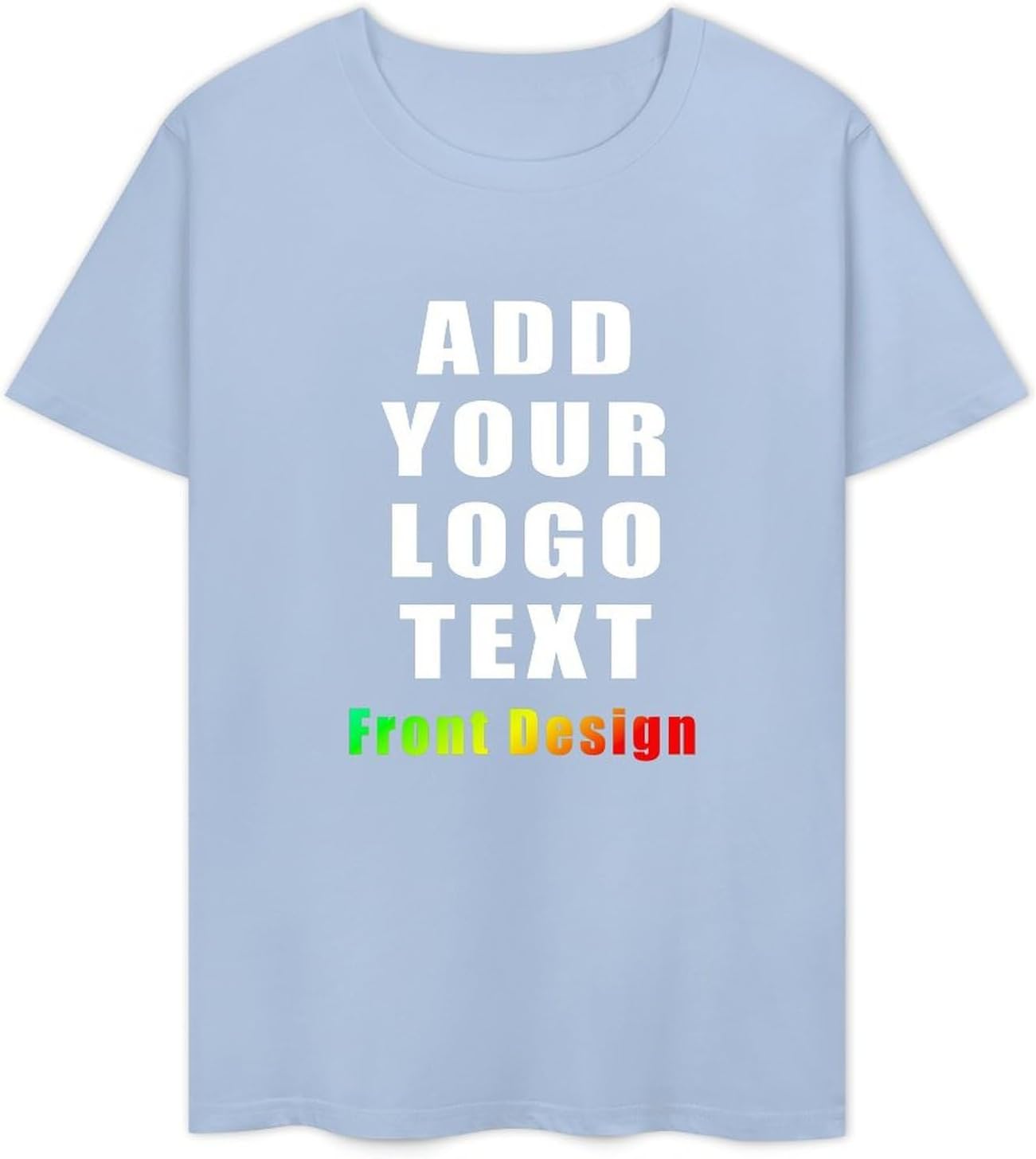 Custom Unisex T-Shirt for Men&Women, Personalized Add Text Image Logo to Front - Image 4