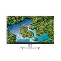 Dell S3221QS, 32 Zoll, curved, 4K UHD 3840 x 2160, 60Hz, VA entspiegelt, 16:9, AMD FreeSync, 4 ms (extrem), höhenverstellbar/neigbar, int.Lautspr., VESA, DisplayPort, HDMI, platinum silber