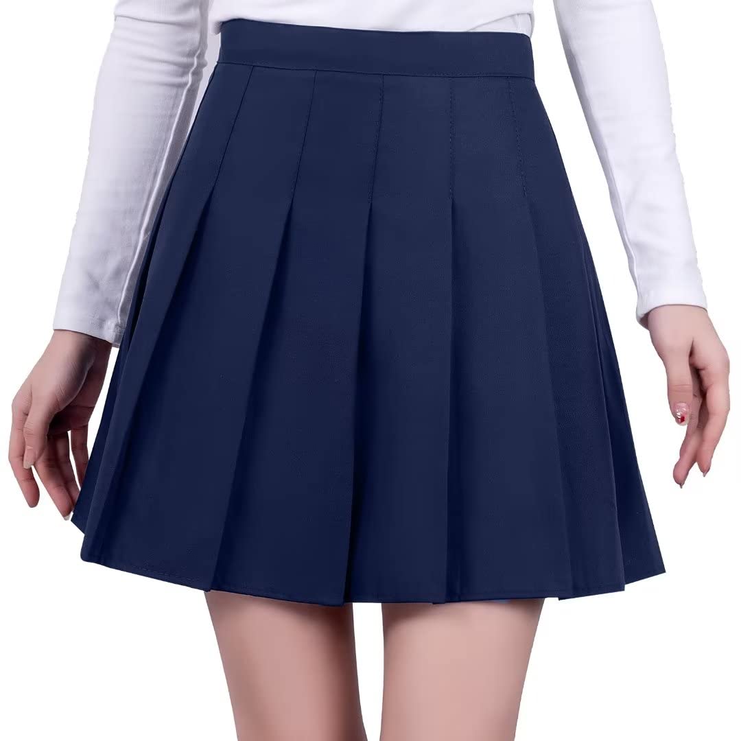Pleated Mini Skirt High Waisted Tennis Skirts Skorts For Women