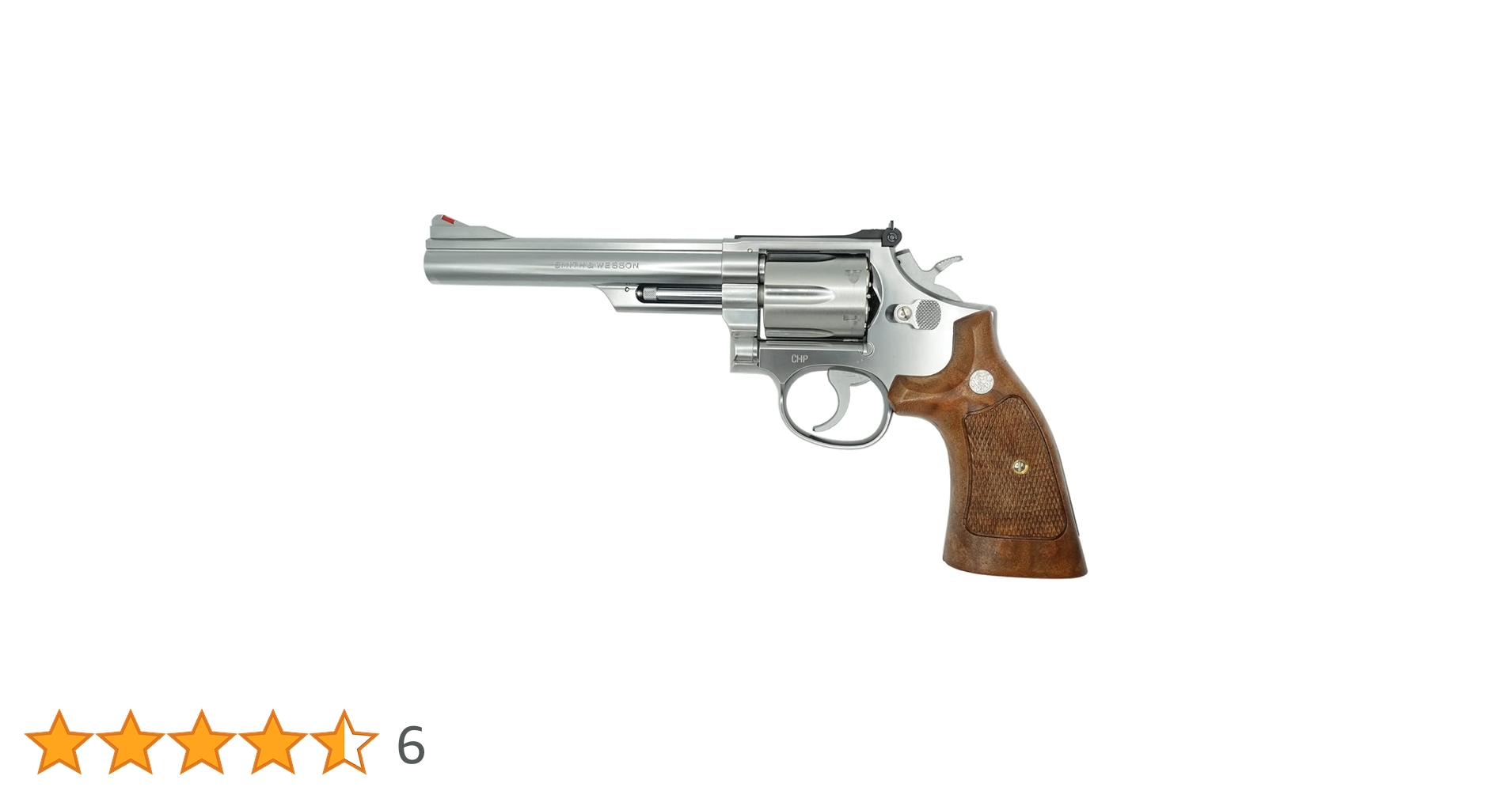 タナカ ガスリボルバー メッキ 6インチ 箱、付属品なし タナカ ガス