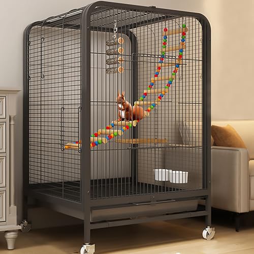 Cage furet écureuil chinchilla métal robuste multi portes