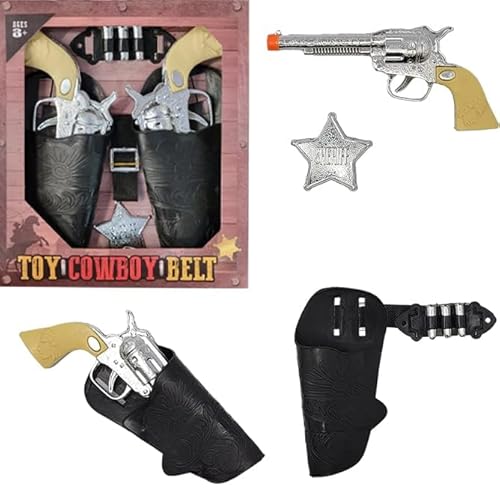 The Dreidel Company Kids Cowboy Toy Gun Holster & Belt
