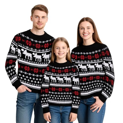 10 Best Boys' Christmas Sweaters to Make Holiday Cheer Brighter 3 Winging Day Family Matching Ugly Pullover Sweater Outfits for Adults & Kids