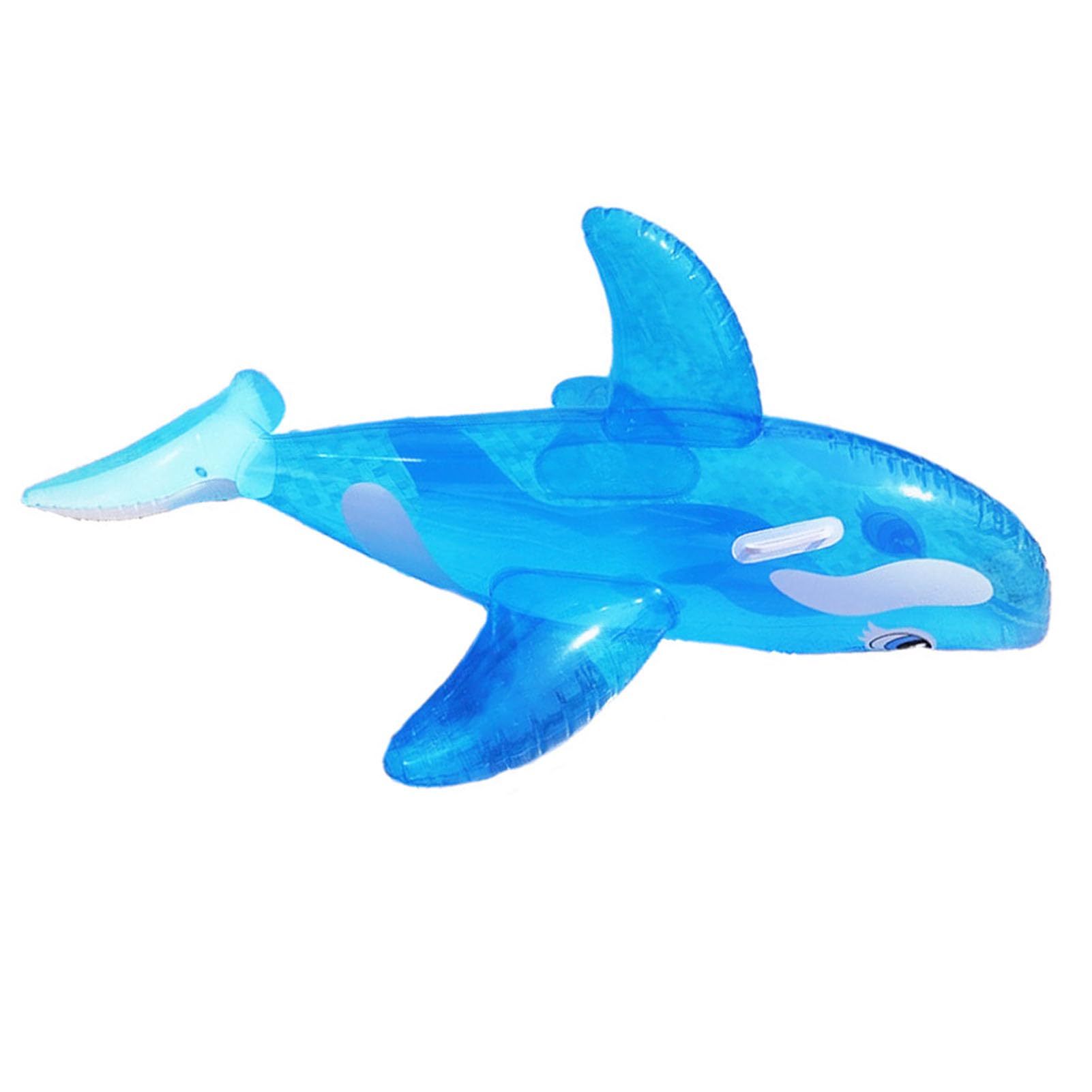 Large Whale Inflatable Pool Float for Adult, Ride On Inflatable Swimming Pool Float, Cute Oversized Whale Design with Sturdy PVC Material for Pool Beach Lake Use