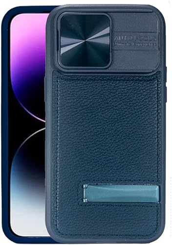 Miniatura 9 de Funda para iPhone 15 Pro Max - Fuerte magnético compatible con MagSafe, 3 modos de soporte incorporados, soporte de metal, cubierta de cámara