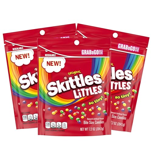 Skittles Littles Original Chewy Candy (Pack of 3)