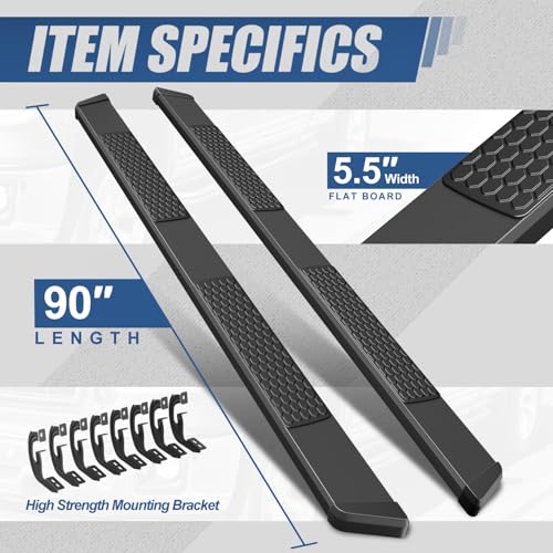 Estribos Auto Dynasty 5.5 Pulgadas para Ford F-150 2004-2014 miniatura 3