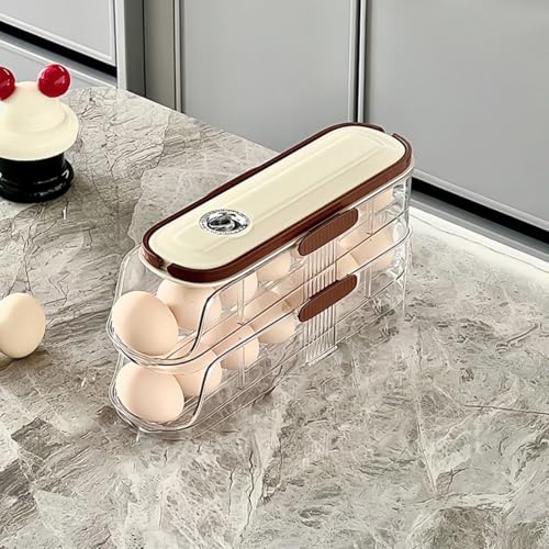 Organizador de huevos para refrigerador que elimina el desorden en tu cocina 6