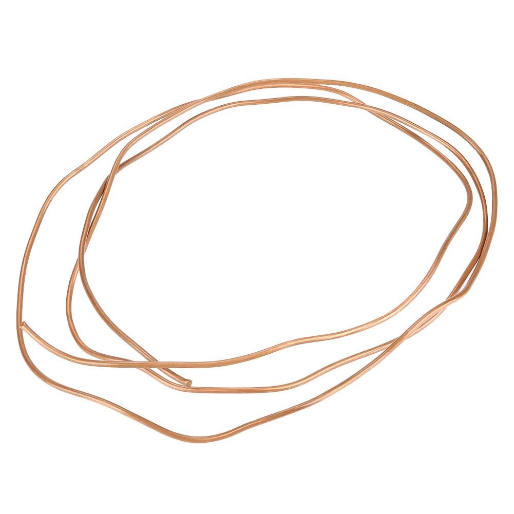DEWIN Tube Cuivre 2mm, Tube en Cuivre Tuyau de Tube en Cuivre Souple OD 3mm x ID 2mm pour la Plomberie de Réfrigération (2M)